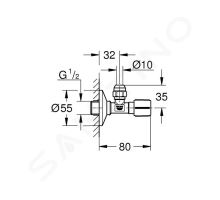 Grohe Universal Rohový ventil (1)
