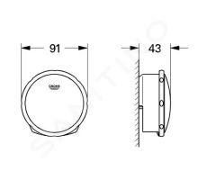 Grohe Talentofill Rozeta k napouštěcí (1)