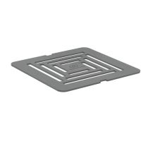 Ideal Standard Ultra Flat S + Mřížka, 13x13 cm, šedá