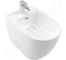 Villeroy & Boch Subway 3.0 Stojící bidet, s přepadem, otvor pro baterii, CeramicPlus, alpská bílá Villeroy & Boch Subway 3.0 Stojící bidet, s přepadem, otvor pro baterii, CeramicPlus, alpská bílá