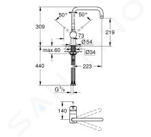 Grohe Minta Dřezová baterie (1)