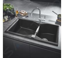 Grohe Dřezy Kompozitní dřez K700 s odtokem (2)