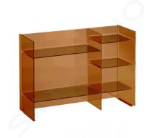 Laufen Kartell Policový regál, 75x26x53 cm, jantar Laufen Kartell Policový regál, 75x26x53 cm, jantar
