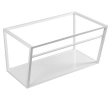 SKA Konstrukce pod umyvadlo 750 mm bílá mat, s bílou MDF policí
