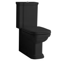 WALDORF WC kombi, spodní/zadní odpad, černá-chrom
