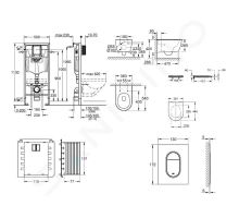 Grohe Rapid SL Set předstěnové instalace (1)