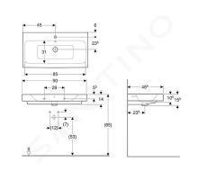 Geberit iCon Umyvadlo 90x49 cm (1)