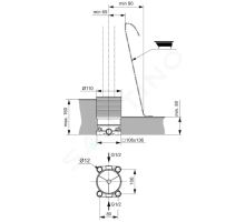 Ideal Standard Melange Montážní těleso pro zabudování do podlahy (1) (1)