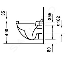 Duravit Starck 3 Závěsné WC (2)