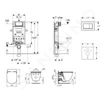 Geberit Kombifix Modul pro závěsné WC s tlačítkem Sigma20 (1)