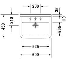 Duravit Starck 3 umyvadlo bílá (6)