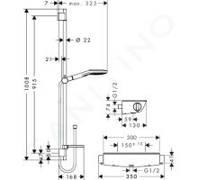 Hansgrohe Raindance Select E Sprchový set 120 s termostatem Ecostat Select (1)