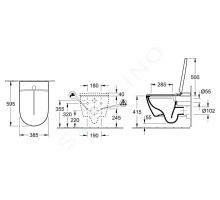 Villeroy & Boch ViClean Elektronický bidet s keramikou (1)