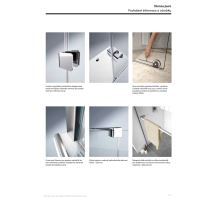 Hüppe Xtensa pure s nástěnnou lištou 4-úhelník walk-in posuvné dveře 1-dílné s pevným segmentem upevnění vlevo (4)