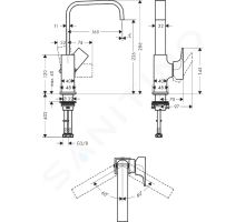 Hansgrohe Metropol Umyvadlová baterie s výpustí Push-Open (1)