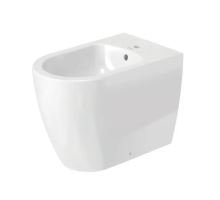 Duravit ME by Starck Stojící bidet, s přepadem, otvor pro baterii, DuraShield, bílá Duravit ME by Starck Stojící bidet, s přepadem, otvor pro baterii, DuraShield, bílá