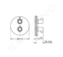 Grohe Grohtherm Special Termostatická vanová baterie pod omítku (1)