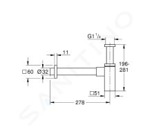 Grohe Sifony Designový sifon (1)