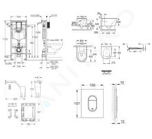 Grohe Rapid SL Set předstěnové instalace (1)
