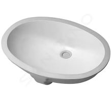 Duravit Santosa Umyvadlo zápustné, 51x38 cm, s přepadem, bílá Duravit Santosa Umyvadlo zápustné, 51x38 cm, s přepadem, bílá