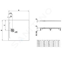 Laufen Pro Sprchová vanička 100x100 cm (1) (1)