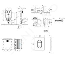 Grohe Uniset Set předstěnové instalace (1)