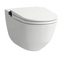 Laufen Cleanet Riva Elektronický bidet s keramikou, závěsný, Rimless, SoftClose, matná bílá/matná černá