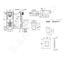 Grohe Rapid SL Set předstěnové instalace (1)