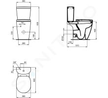 Ideal Standard Connect Freedom WC kombi mísa Plus 6 (1)