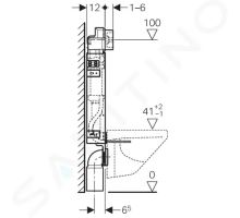 Geberit Kombifix Předstěnová instalace pro závěsné WC (2)