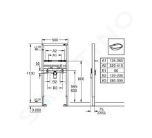 Grohe Rapid SL Předstěnová instalace pro umyvadlo (1)