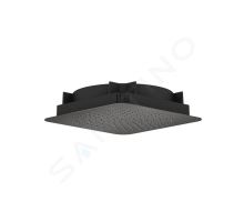Axor Citterio C Hlavová sprcha 27x27 cm, EcoSmart, kartáčovaný černý chrom