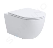 kielle Oudee Závěsné WC se sedátkem SoftClose, Vortex Rimless+, bílá