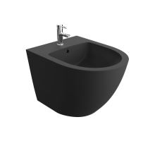 LAVITA Sinto závěsný bidet s otvorem pro baterii, černá LAVITA Sinto závěsný bidet s otvorem pro baterii, černá