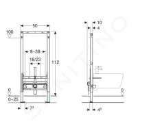 Geberit Duofix Předstěnová instalace pro bidet (1)