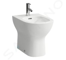 Laufen Lua Stojící bidet, otvor pro baterii, bílá Laufen Lua Stojící bidet, otvor pro baterii, bílá