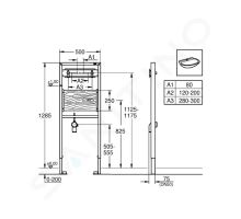 Grohe Rapid SL Předstěnová instalace pro výlevku (1)