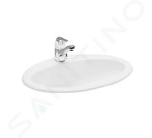 Laufen Indova Zápustné umyvadlo, 61x48 cm, 1 otvor pro baterii, bílá Laufen Indova Zápustné umyvadlo, 61x48 cm, 1 otvor pro baterii, bílá
