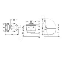 Geberit AquaClean Elektronický bidet Mera Classic s keramikou (1)