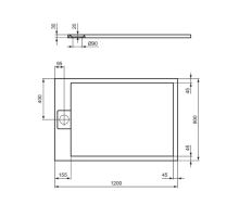 Ideal Standard Ultra Flat S Sprchová vanička (12)