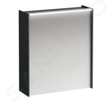 Laufen Lani Zrcadlová skříňka s LED osvětlením, 71x62x21 cm, 1 dvířka, panty vpravo, šedá