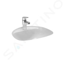 Laufen Bijou Vestavné umyvadlo 45x41 cm, s 1 otvorem pro baterii, bílá Laufen Bijou Vestavné umyvadlo 45x41 cm, s 1 otvorem pro baterii, bílá
