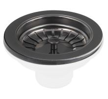 Dřezová nerez výpust 6/4", černá