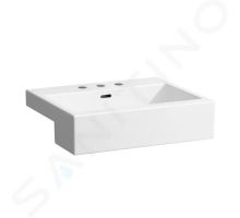 Laufen Living Umyvadlo zápustné 55x46 cm, se 3 otvory pro baterii, bílá Laufen Living Umyvadlo zápustné 55x46 cm, se 3 otvory pro baterii, bílá