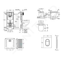 Grohe Rapid SL Set předstěnové instalace (1)