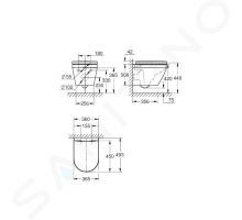 Grohe Euro Ceramic Závěsné WC se sedátkem Softclose (1)