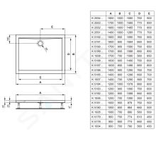 Ideal Standard Ultra Light Sprchová vanička bílá (22)