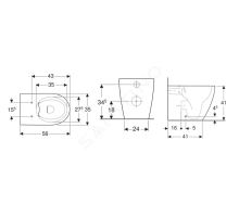 Geberit iCon Stojící WC (1)