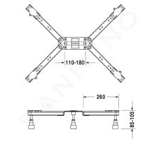 Duravit Podstavné nožičky (1)