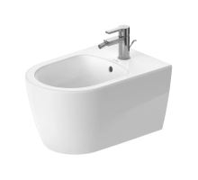 Duravit ME by Starck Závěsný bidet, s přepadem, otvor pro baterii, DuraShield, matná bílá Duravit ME by Starck Závěsný bidet, s přepadem, otvor pro baterii, DuraShield, matná bílá